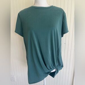 new Green Envelope teal knot t-Shirt M
